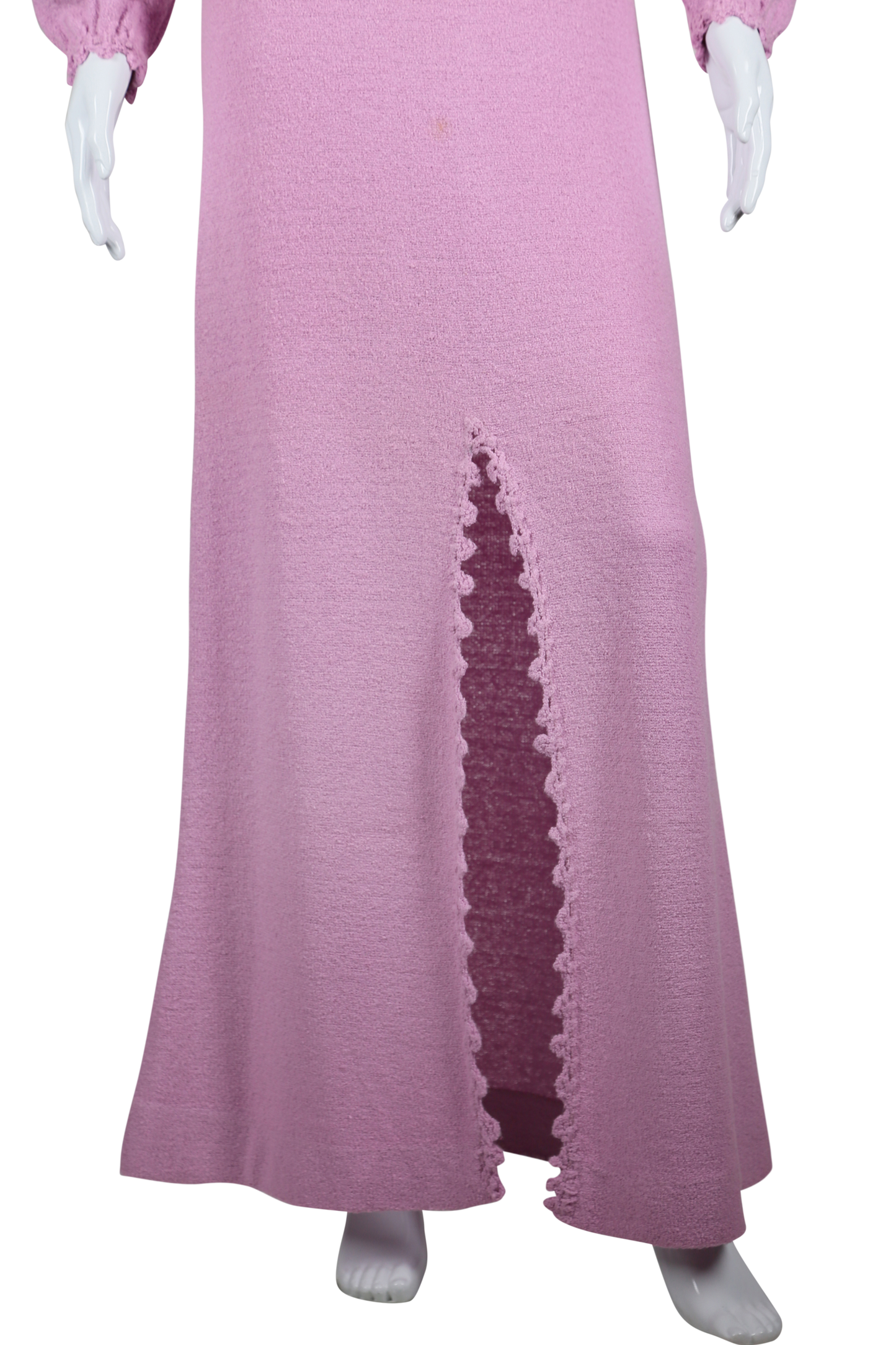 Lavender Knit Sweater Maxi Dress - Embers / Cinders Vintage