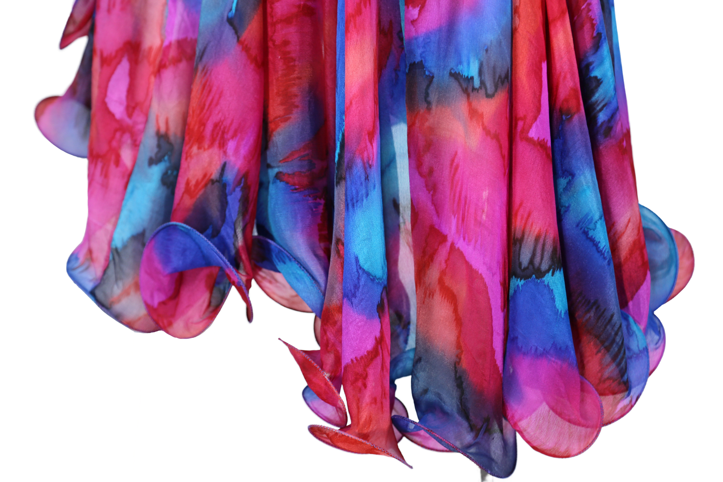 Judith Ann Rainbow Silk Beaded Gown - Embers / Cinders Vintage
