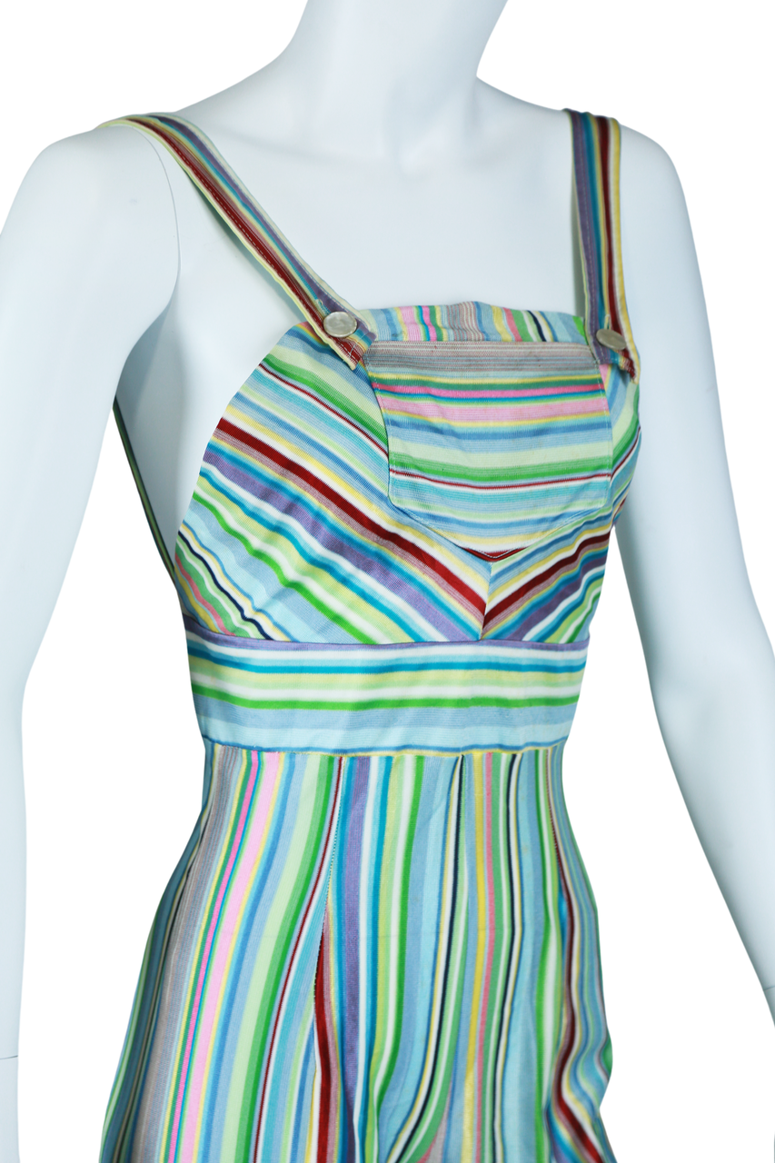 Vertical Stripe Jumpsuit