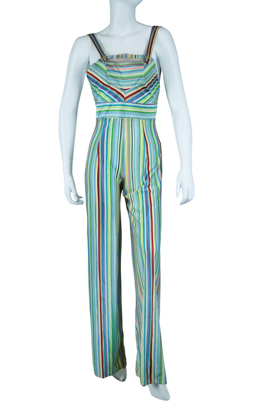 Vertical Stripe Jumpsuit