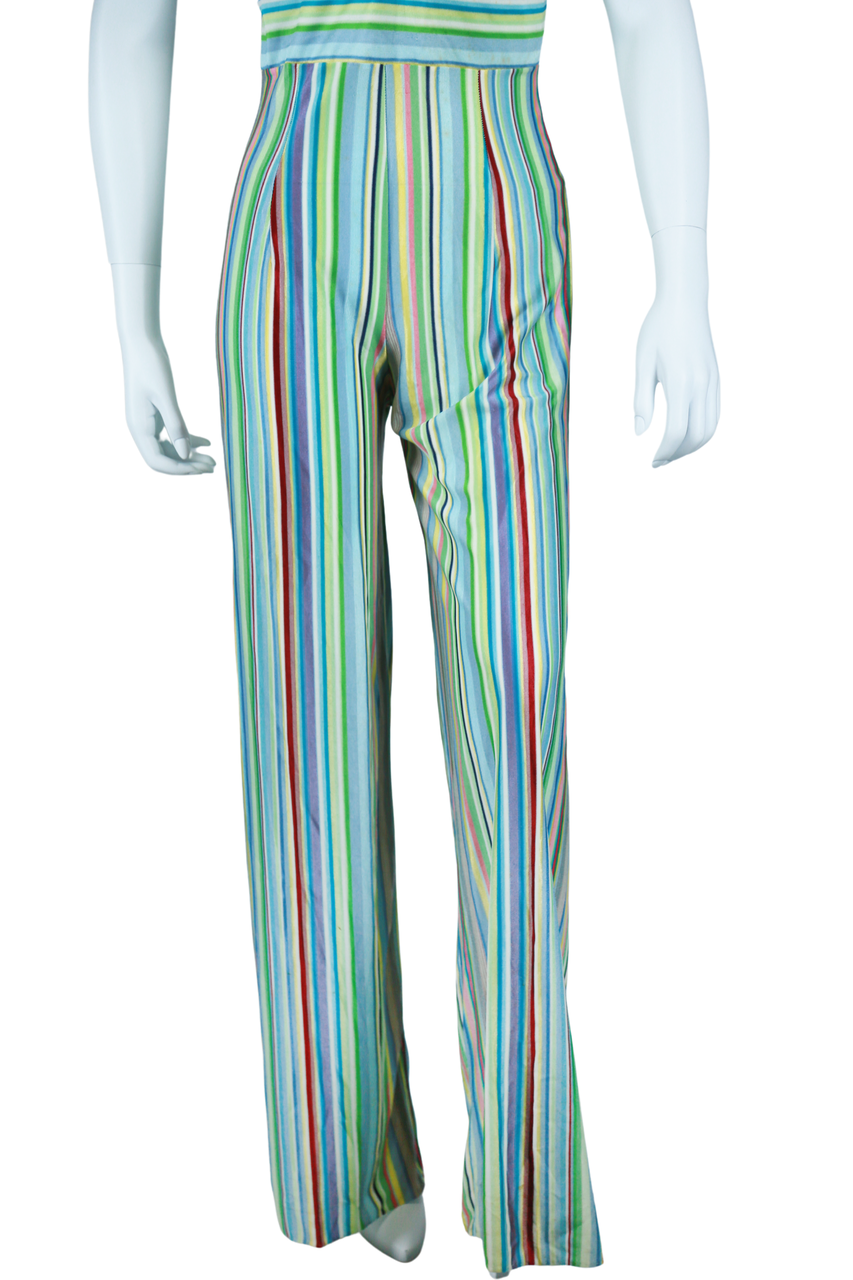 Vertical Stripe Jumpsuit