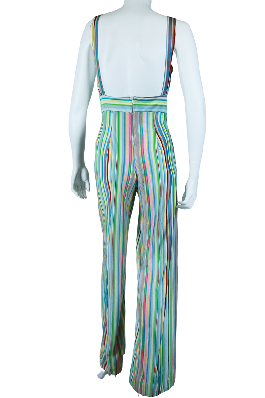 Vertical Stripe Jumpsuit