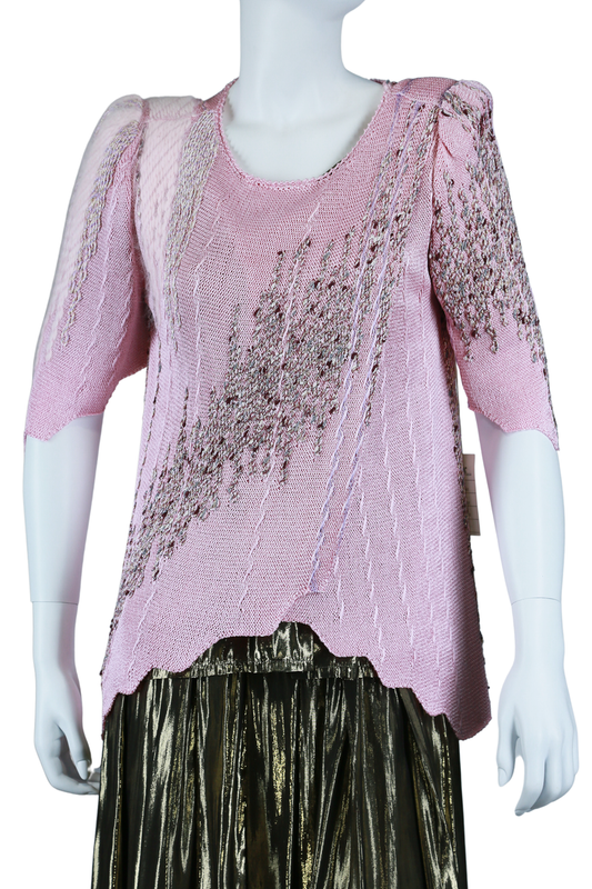 Sparkle Knit + Hand Woven Sweater