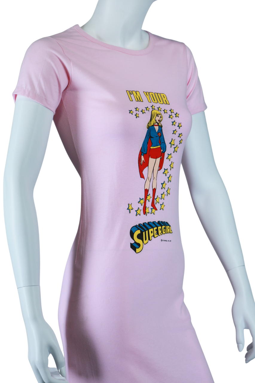 Supergirl T-Shirt Maxi Dress