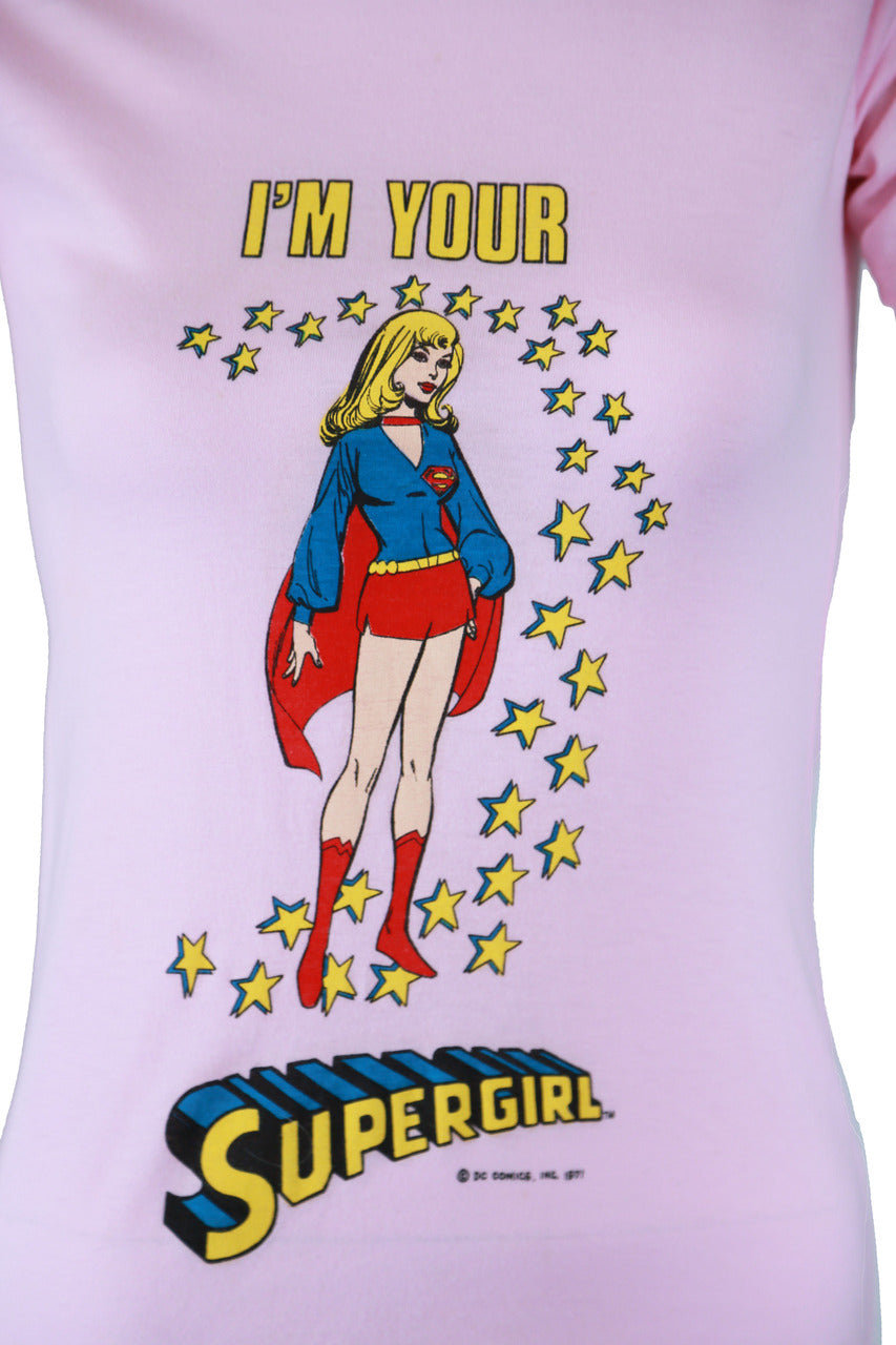 Supergirl T-Shirt Maxi Dress