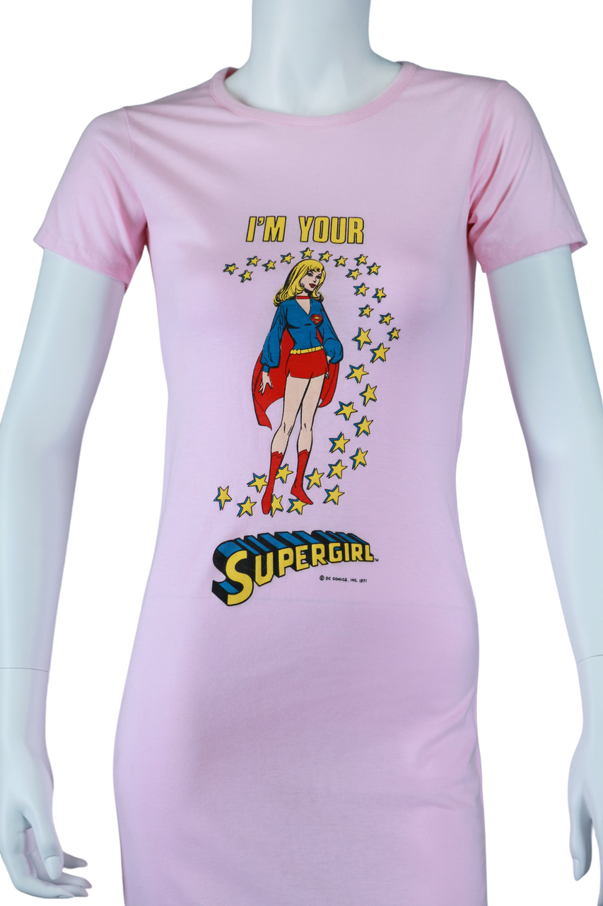 Supergirl T-Shirt Maxi Dress
