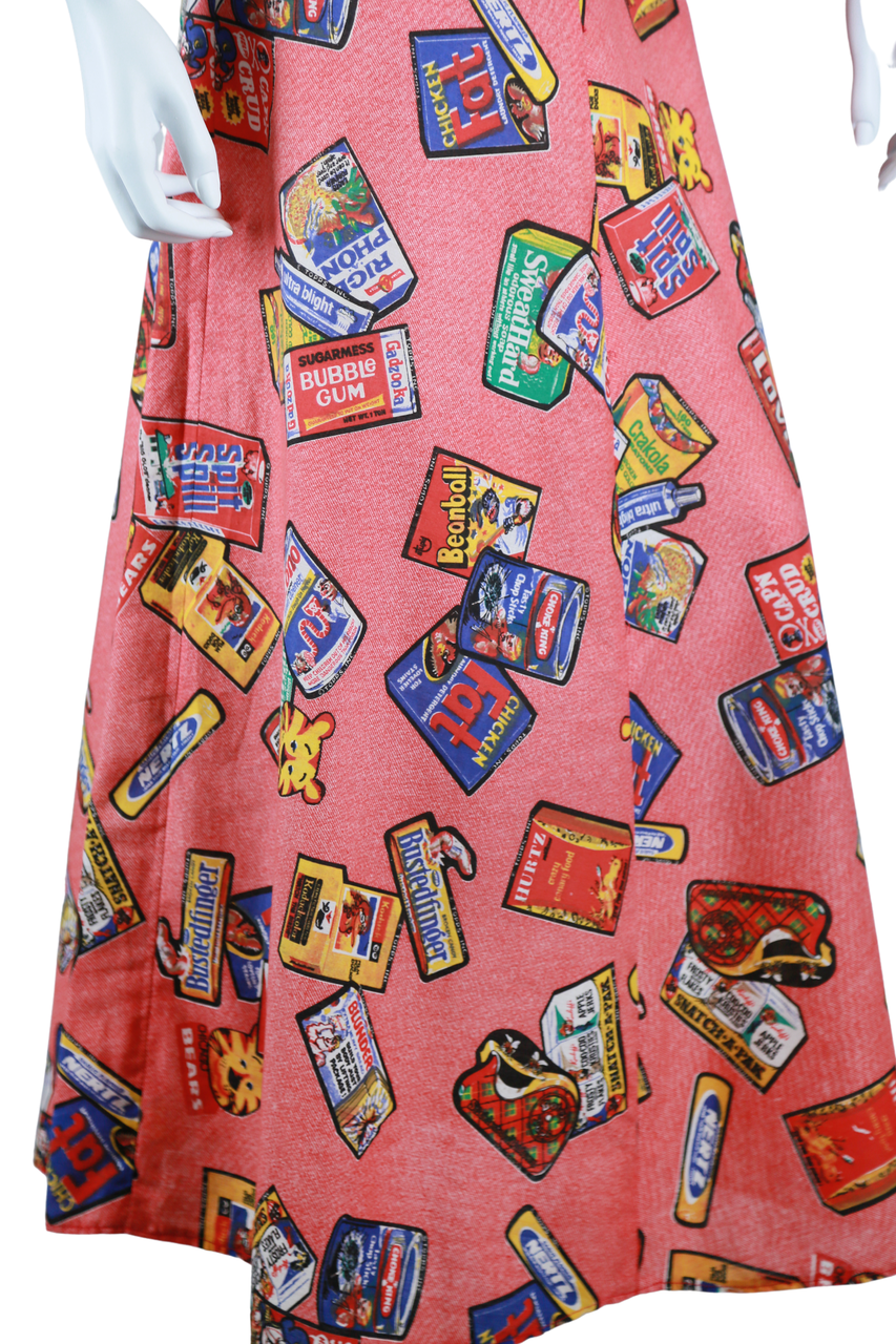 Wacky Packs Novelty Print Skirt